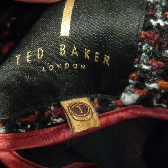 COPY - Ted Baker London tweed jacket sz 4 - Picture 5 of 6